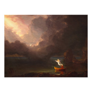 Impression Photo Le voyage de la vie, la vieillesse par Thomas Cole