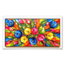 "L'éclatement d'une fleur mystique - Art floral Ab
