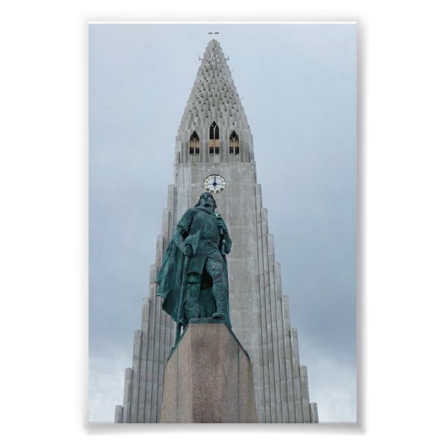 Impression Photo Leif Erikson Statue, Islande (Devant)