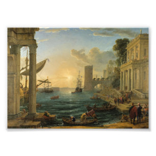 Impression Photo L'Embarquement de la reine de Saba