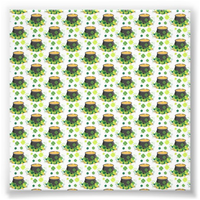 Impression Photo Leprechaun de St Patrick (Devant)