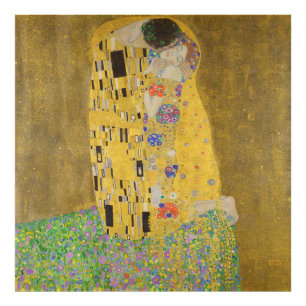 Impression Photo Les Amants enlacés par Gustav Klimt