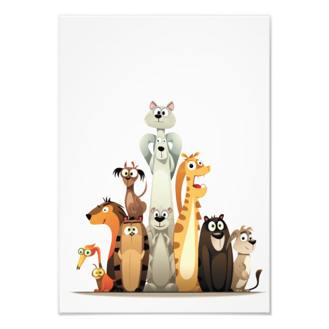 Impression Photo les animaux amusants  (Devant)
