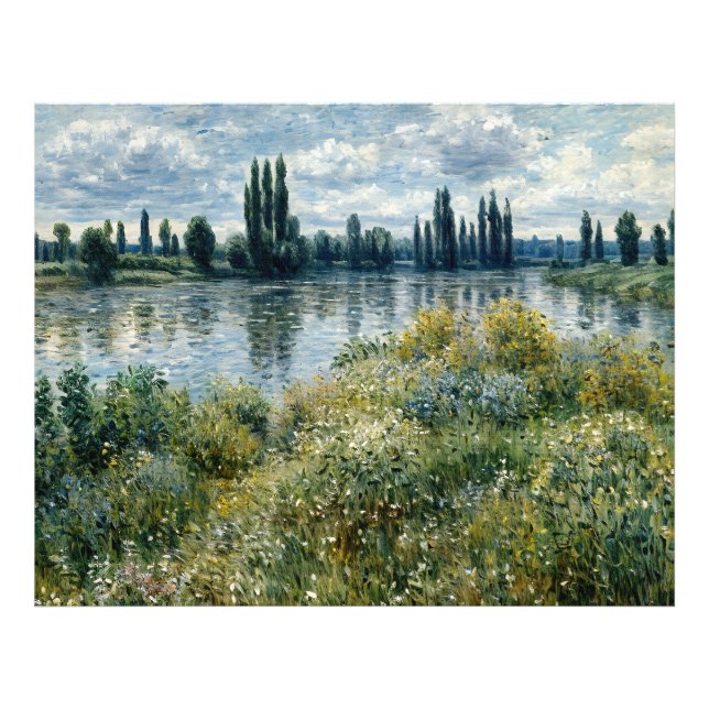 Impression Photo Les bords de Seine à Vétheuil (Devant)