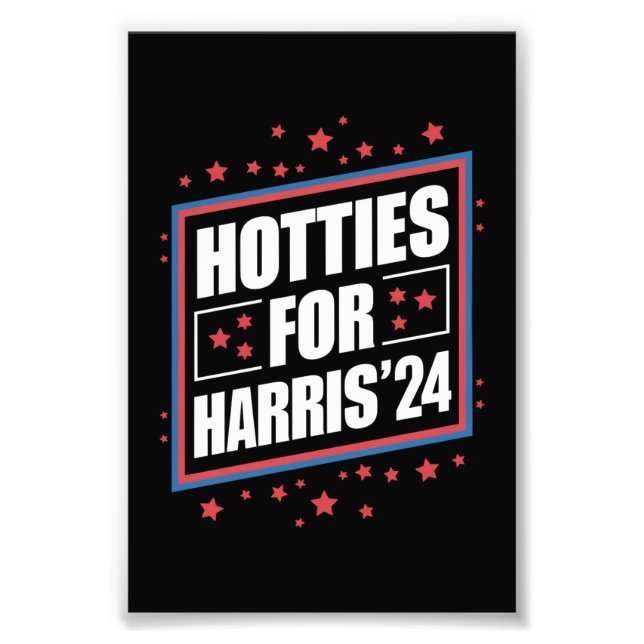 Impression Photo Les canons pour Kamala Harris  (Devant)