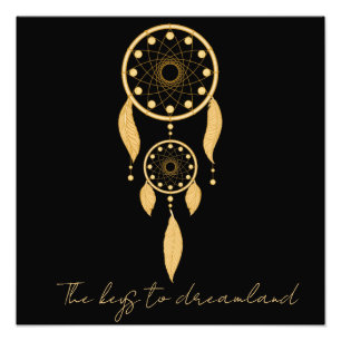 Impression Photo Les clés du pays des rêves, attrapeur de rêve
