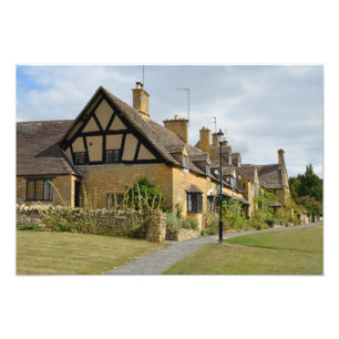 Impression Photo Les cottages de Shakespeare, Broadway, copie de