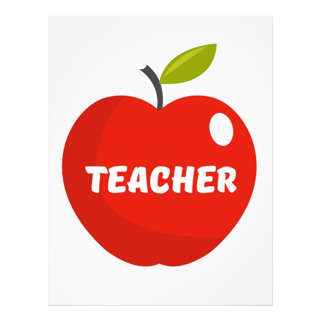 Impression Photo Les enseignants Apple (Devant)