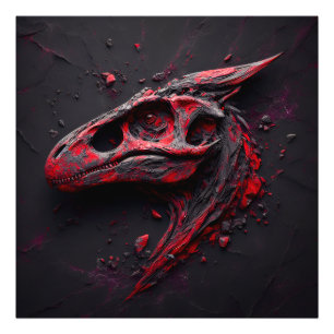 Impression Photo Les Eons dans le charbon de bois Crimson - Le géni