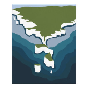 Impression Photo Les falaises blanches de Dover, Angleterre