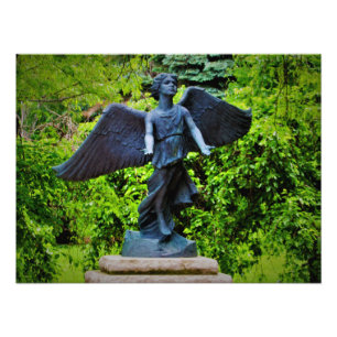 Impression Photo "Les garçons, l'ange de la ville de l'espoir"