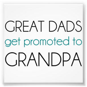 Impression Photo Les grands papas obtiennent favorisés au