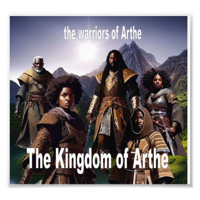 Impression Photo Les guerriers de l'art de couverture Arthe (Devant)