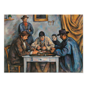 Impression Photo Les Joueurs de cartes Paul Cezanne
