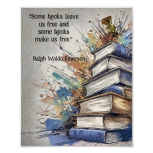 Impression Photo Les livres nous rendent libres