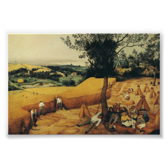 Impression Photo Les Moissonneurs par Pieter Brueghel l'Ancien (Devant)