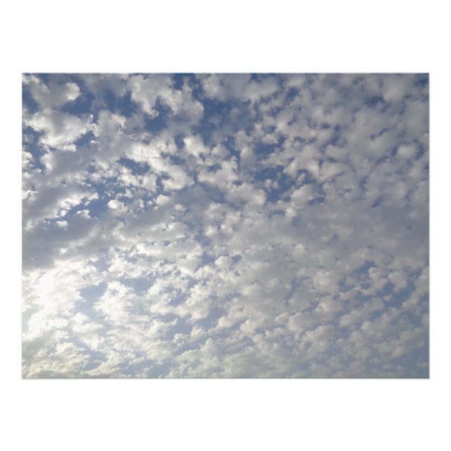 Impression Photo Les nuages avant la tempête (Devant)