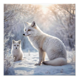 Impression Photo "Les obligations décongelées : le renard arctique
