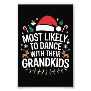 Impression Photo Les plus susceptibles de danser avec leur famille 