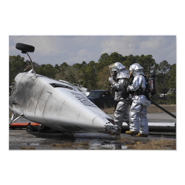 Impression Photo Les pompiers répondent sur place (Devant)