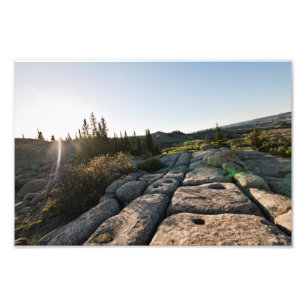 Impression Photo Les "rochers du mystère" dans Cypress Hills SK