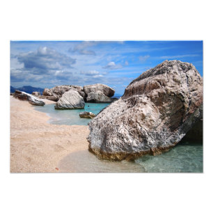 Impression Photo Les roches à Cala Mariolu échouent, copie de pho