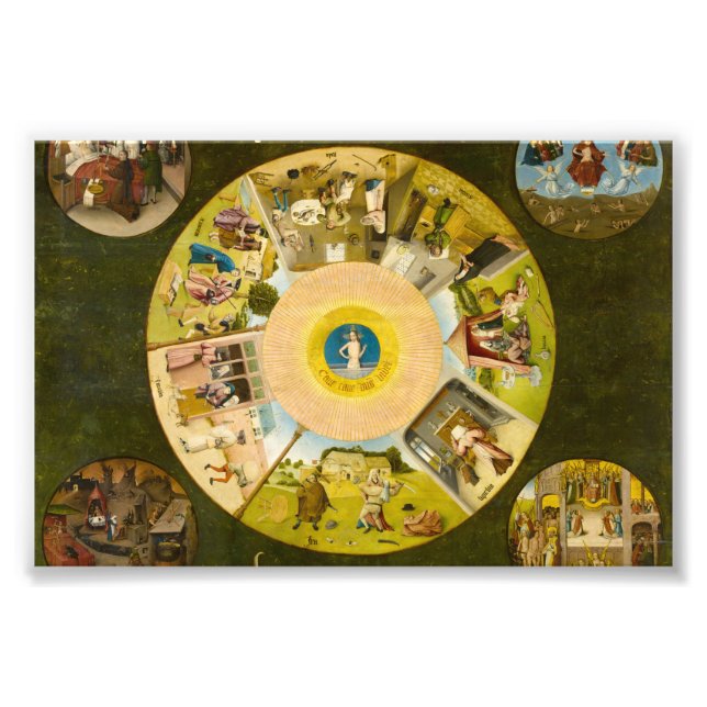 Impression Photo Les sept péchés mortels et les quatre Dernières ch (Devant)