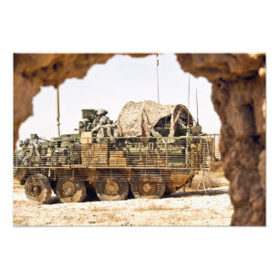 Impression Photo Les soldats des USA conduisent une patrouille de