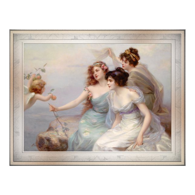 Impression Photo Les trois Grâces d'Edouard Bisson (Devant)