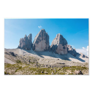 Impression Photo Les trois sommets de Lavaredo