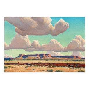 Impression Photo Les vastes terres de Navajo par Maynard Dixon