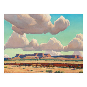 Impression Photo Les vastes terres de Navajo par Maynard Dixon