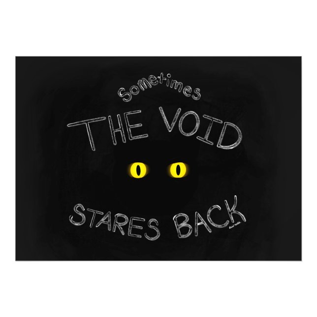 Impression Photo Les yeux vides de retour (Devant)