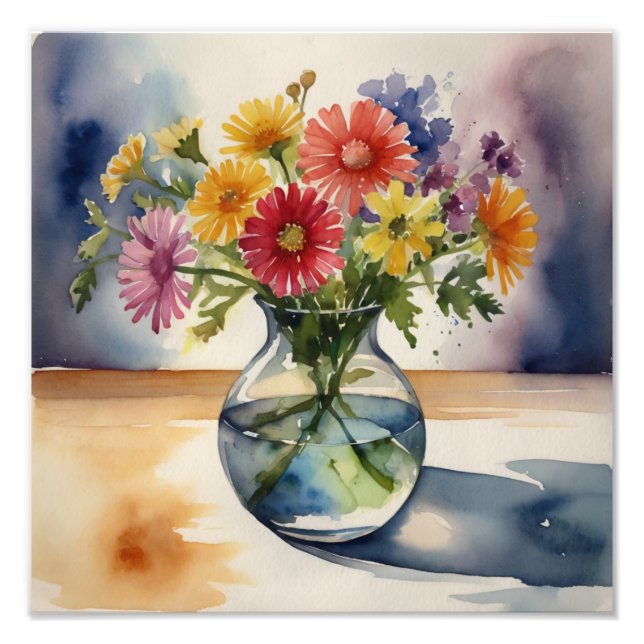 Impression Photo L'été dans un vase (Devant)