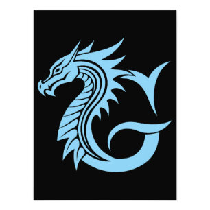 Impression Photo Lettre G de style dragon, alphabet du dragon, mono