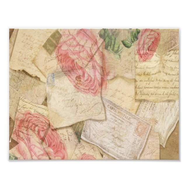 Impression Photo Lettres et cartes postales françaises (Devant)