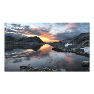Impression Photo Lever de soleil 2 de lacs Nydiver - région sauvag