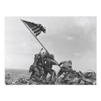 Impression Photo Lever du drapeau sur Iwo Jima