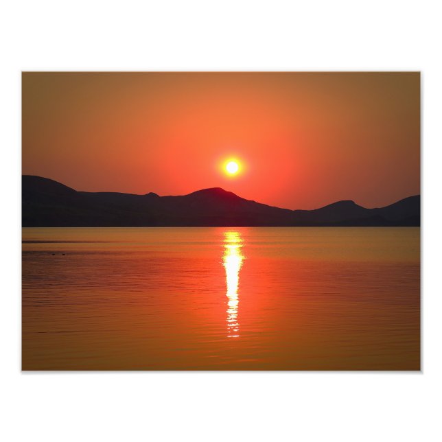 Impression Photo Lever du soleil (Devant)