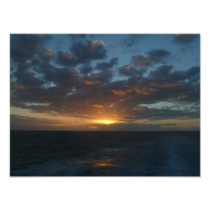 Impression Photo Lever du soleil à Sea II Ocean Seascape