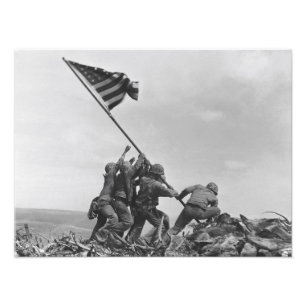 Impression Photo lever le drapeau sur Iwo Jima