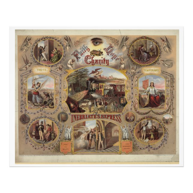 Impression Photo L'Express de l'Américaine Vintage (Devant)