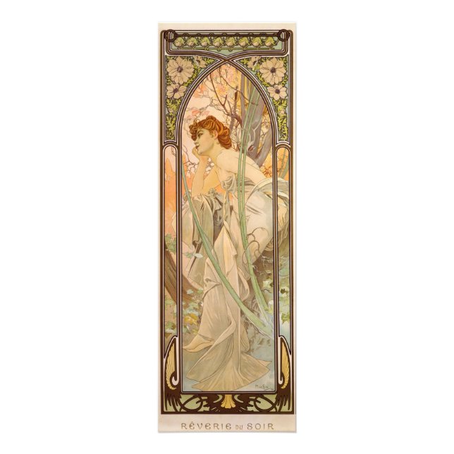 Impression Photo L'heure du jour, Contemplation du soir, 1899 (Devant)