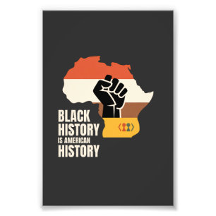 Impression Photo L'histoire des Noirs est la culture et le patrimoi