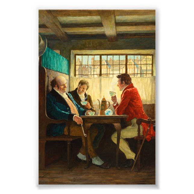 Impression Photo L'histoire du café par Newell Convers Wyeth (Devant)