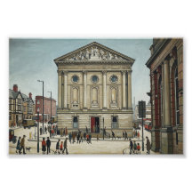 L'hôtel de ville de Todmorden dans le style Lowry