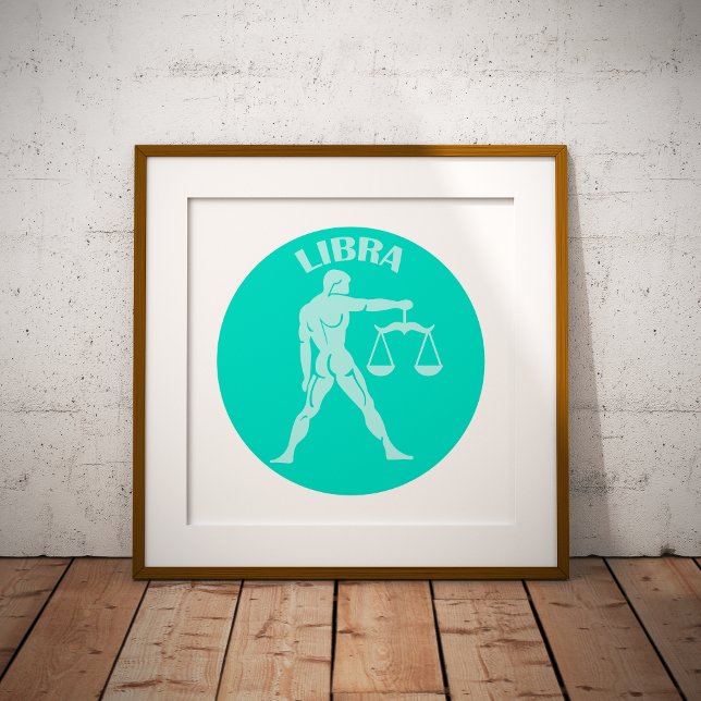 Impression Photo Libra, Zodiac Sign, Horoscope, Astrology (Créateur téléchargé)