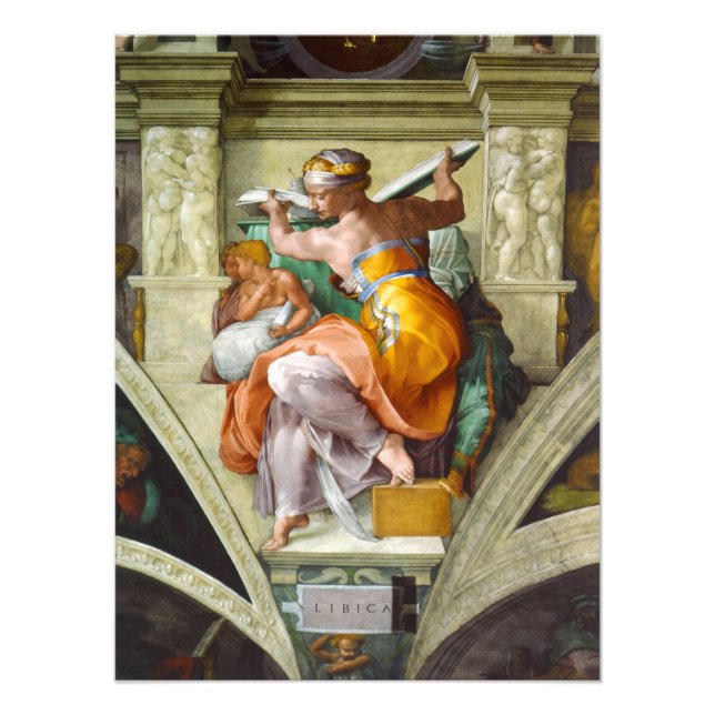 Impression Photo Libyen Sibyl par Michelangelo (Devant)