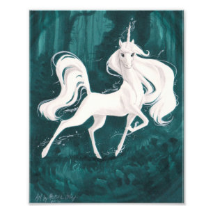 Impression Photo Licorne dans les bois