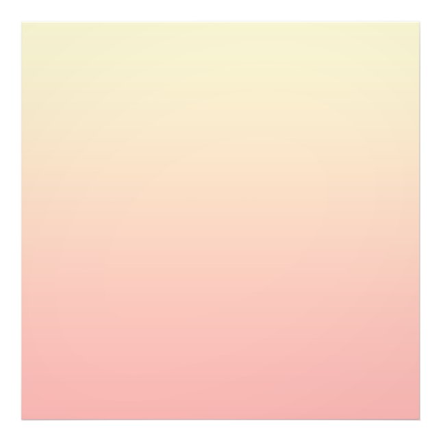 Impression Photo Light Yellow and Pink Gradient (Devant)